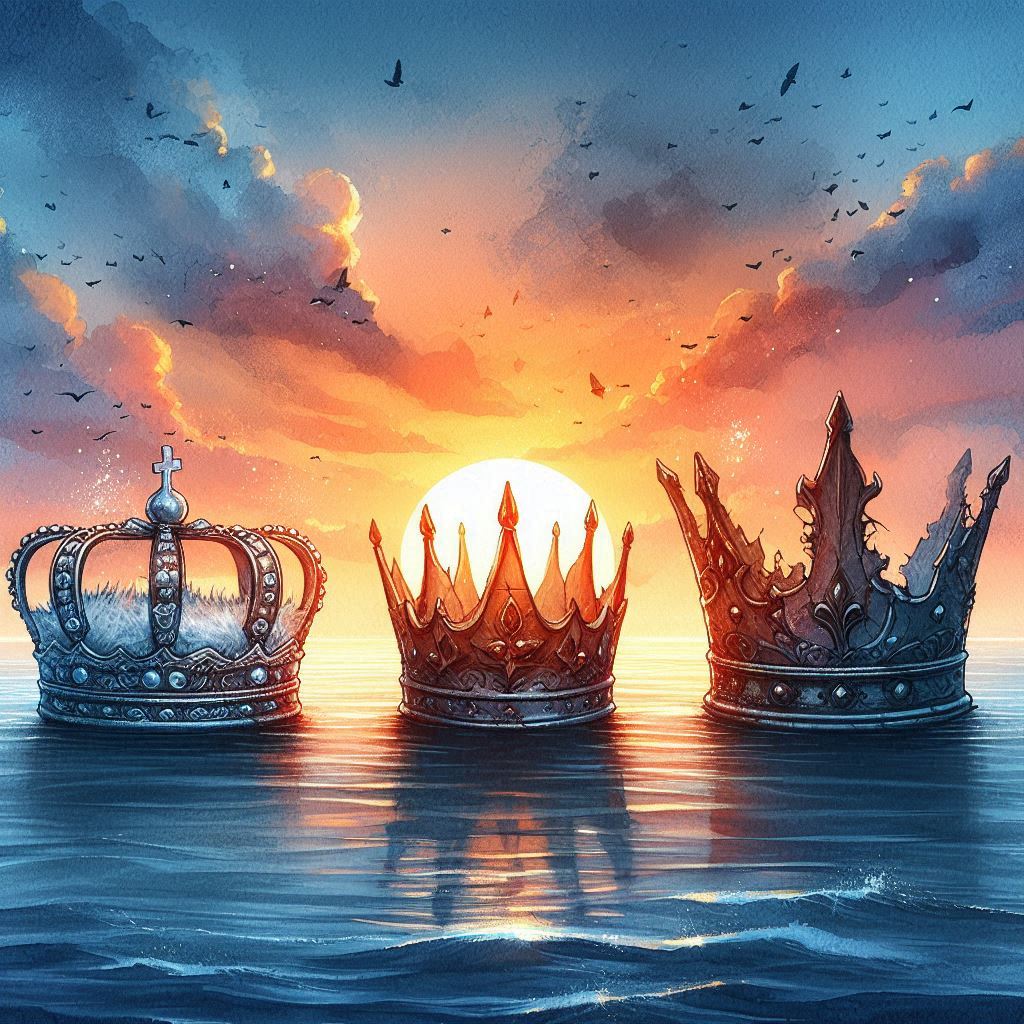 three crowns of the good the bad and the ugly kings